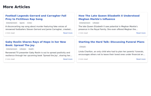Article List Section