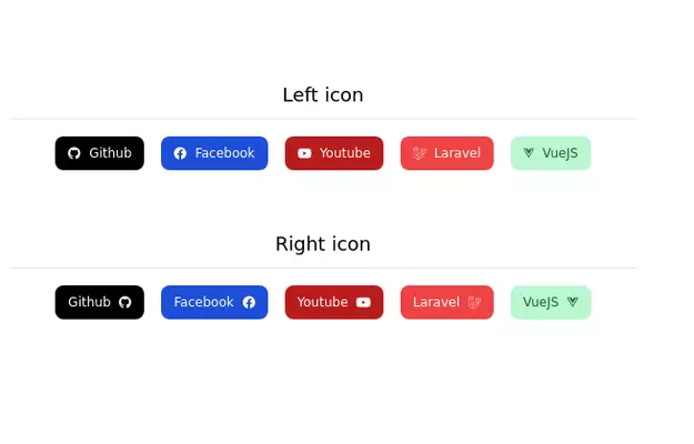 Buttons with Icon