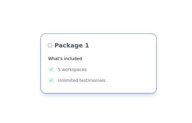 Form package