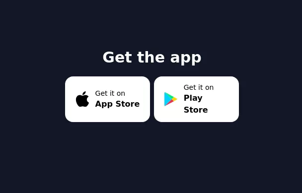 Get the app section