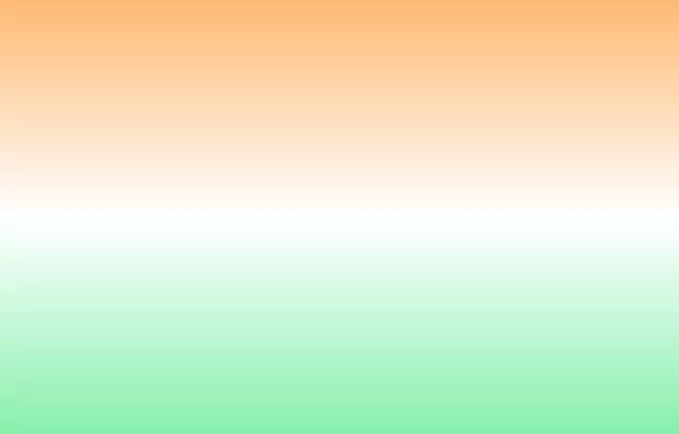 Indian Flag Color Gradient