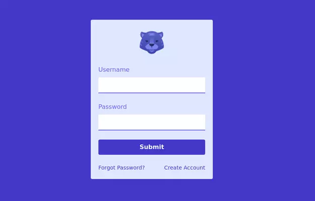 Login Form with Icon