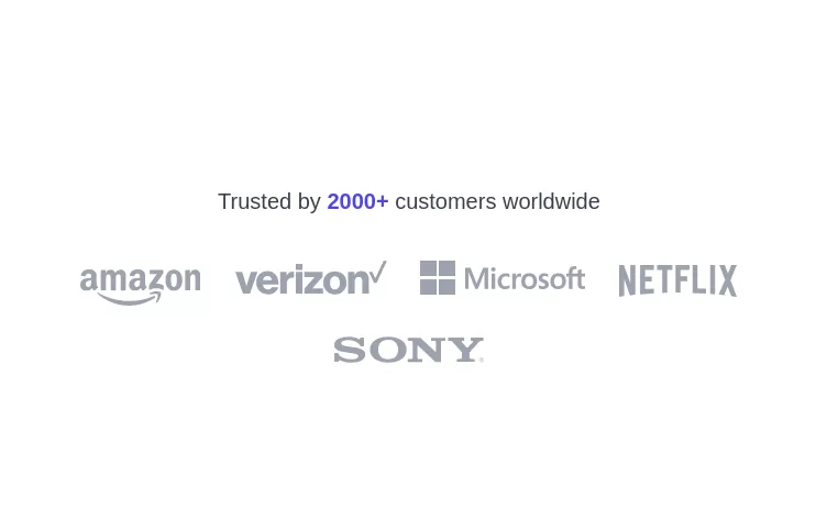 Logo cloud of customers