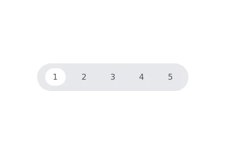 Pagination round buttons