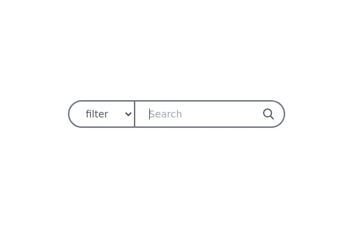 Search bar with select