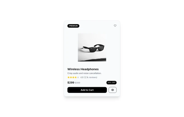 3D product Card
