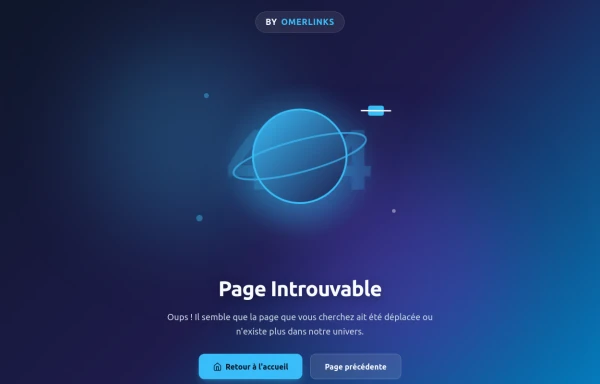 404  Page Introuvable