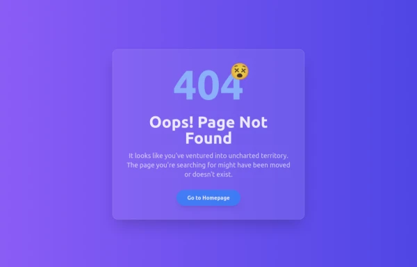 404 - Page Not Found