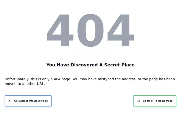 404 Page Example