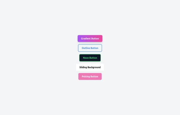 5 Different Style of Button