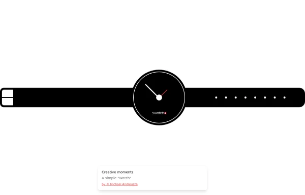 A clock with Tailwind CSS