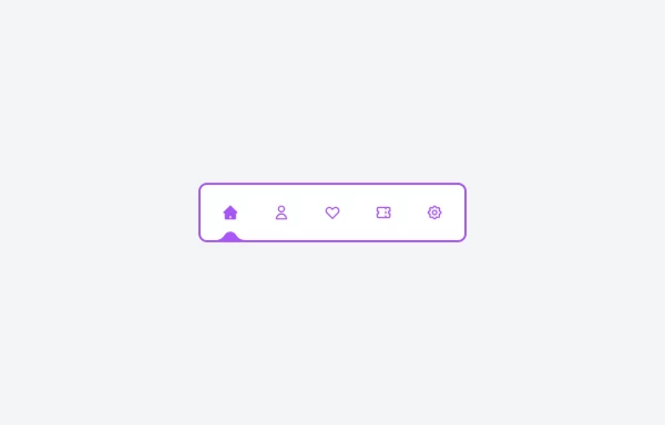 animated navigation bar