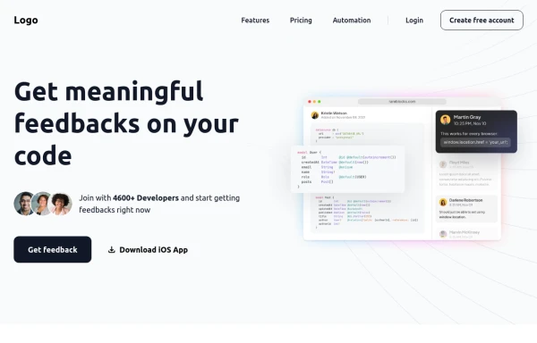 App Hero Section