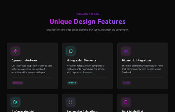 Attractive Feature Section