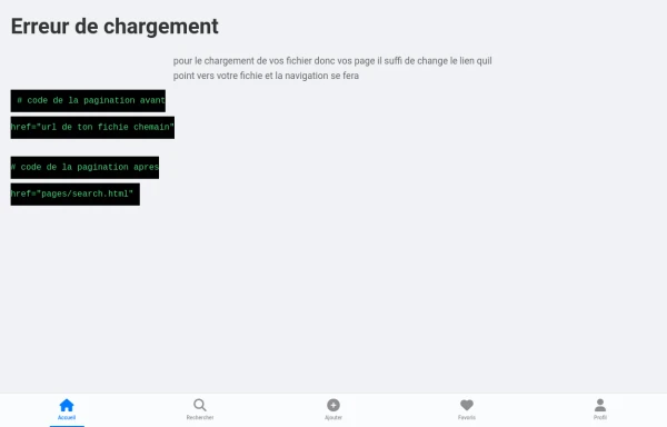 avigation Mobile iOS  - SPA