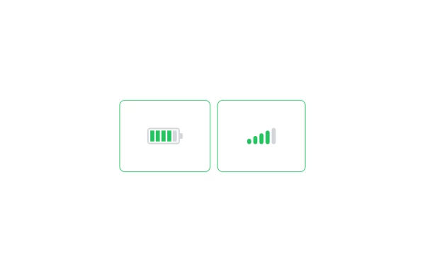 Battery and signal