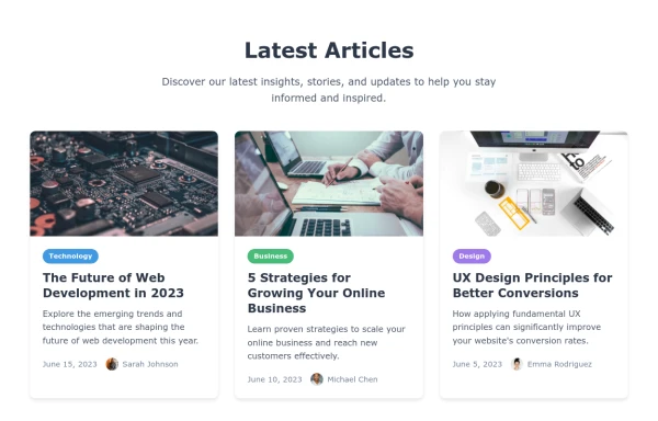 blog component