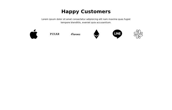 Brand icons grid