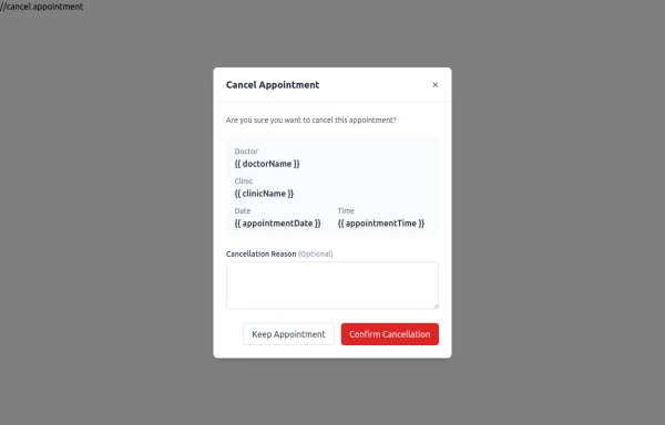 cancel form