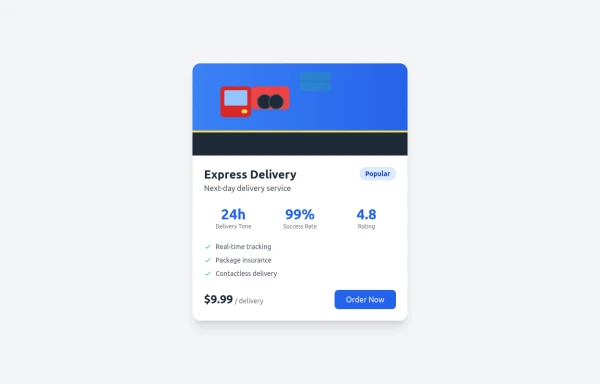 card delivary