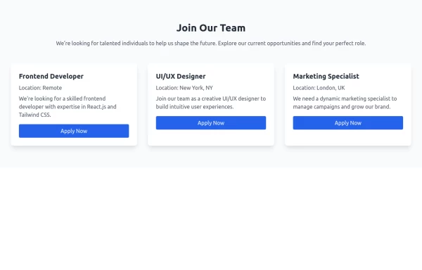 Career Page