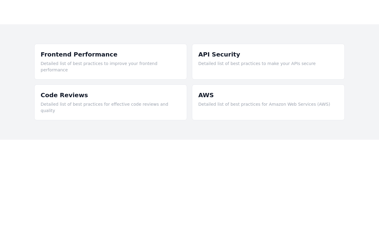 Clickable and Responsive Card Grid