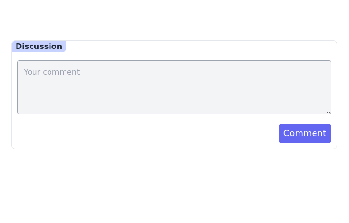 17+ Free Comment Section examples in Tailwind CSS