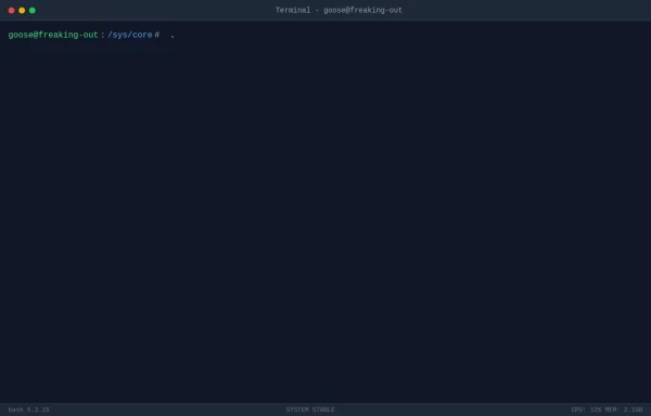 COMPLETE SYSTEM FAILURE