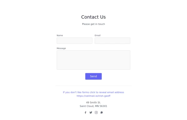 contact form