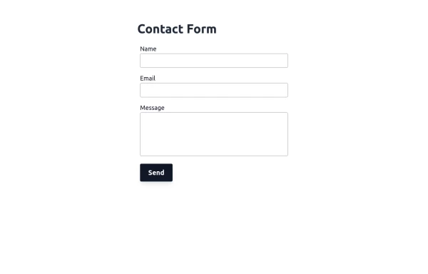 Contact Form for fabform.io