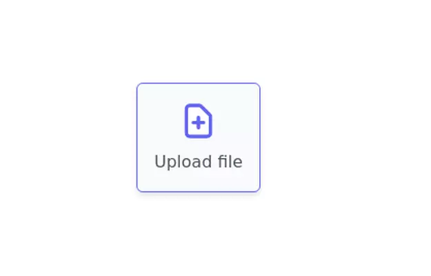 Upload file input field