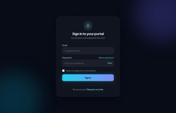 Dark Glassmorphism Login Form