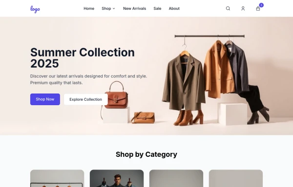 E-commerce Website UI Design