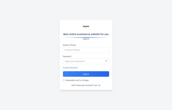 Elegant Login Form Design for Your Platform