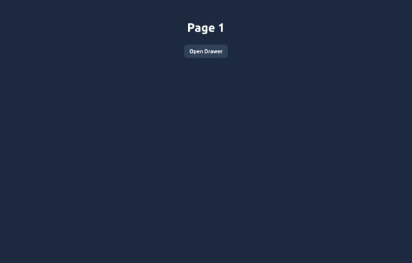 Elegant Animated Drawer