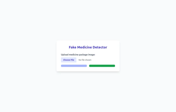 Fake Medicine Detector