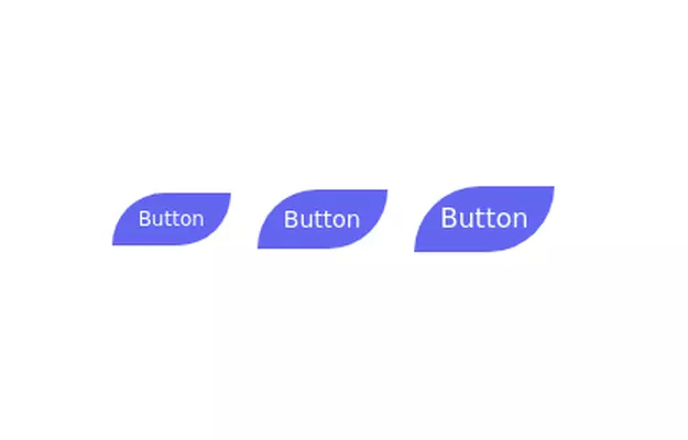 Fancy leaf like button