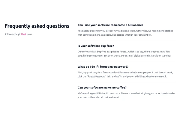 FAQ - Htmlwind