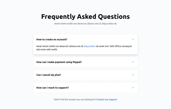 FAQ Section