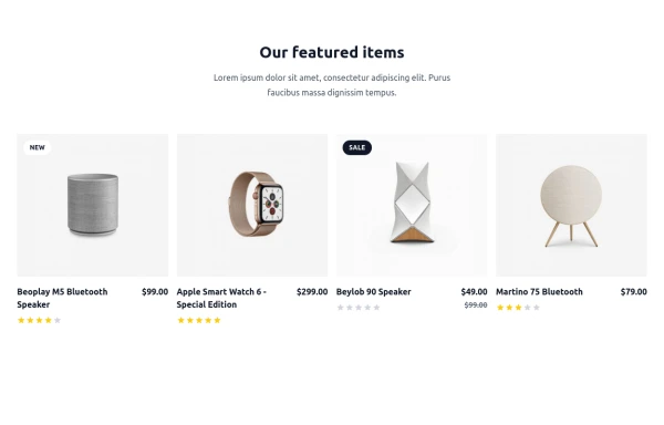Featured Items
