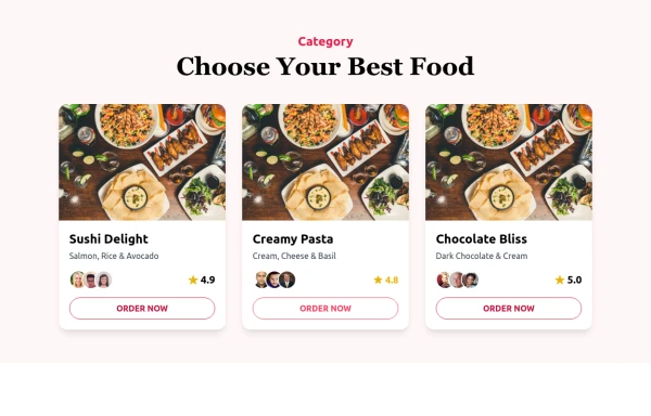 Food Ordering Dashboard