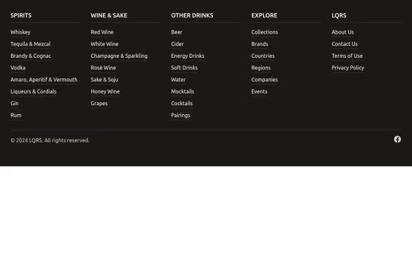 Footer with mobile accordion