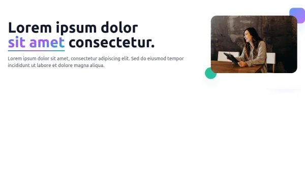 Free Responsive Hero Section