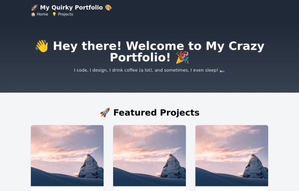 free tailwind personal portfolio template