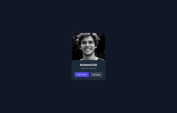 gaming profile.