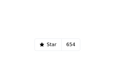 Github star button