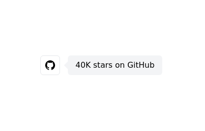 Github stars button