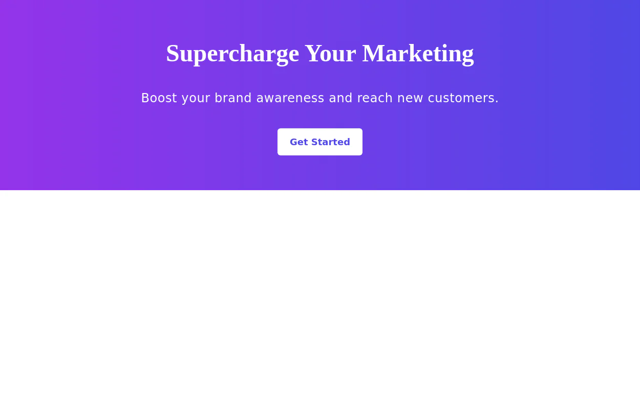 Gradient Marketing Hero