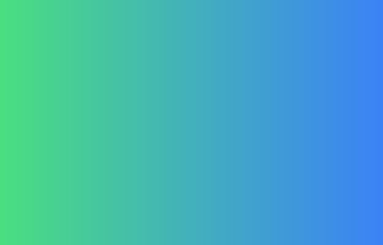 Green and blue gradient