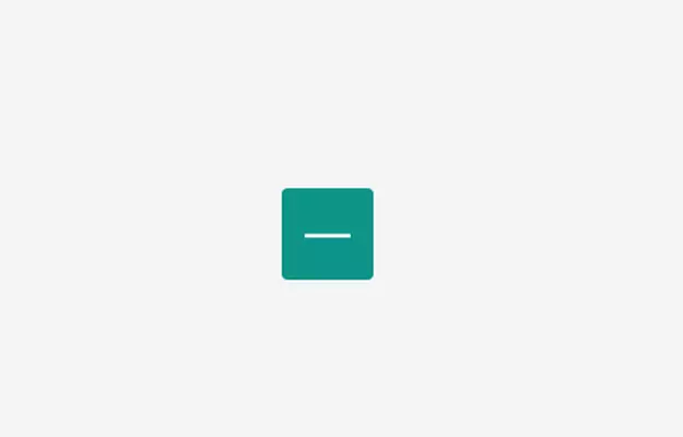 Hamburger menu button with open/close animation